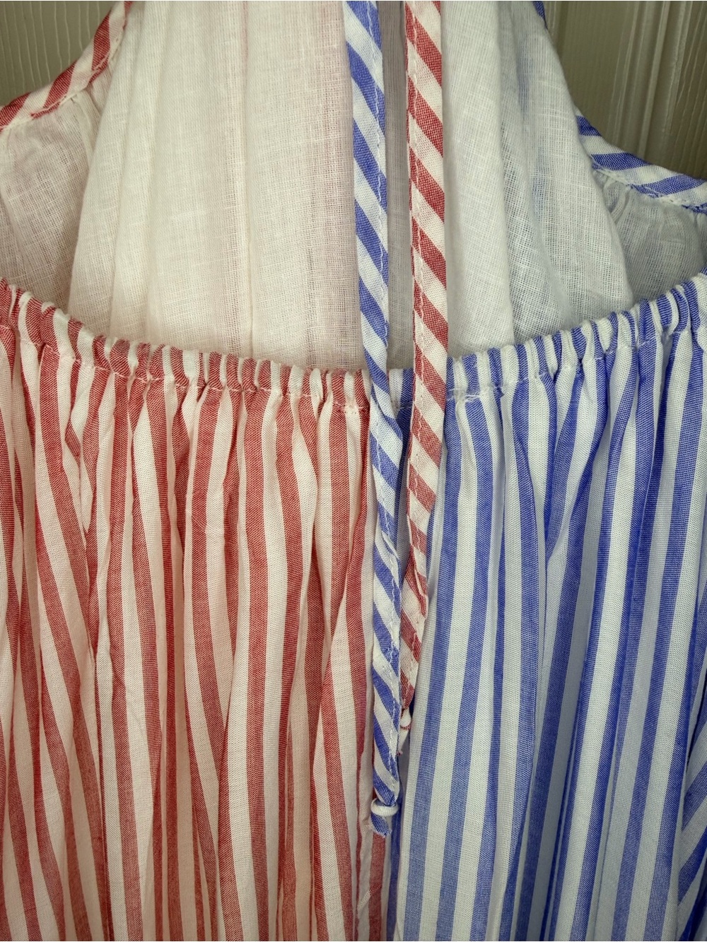 NWT By Together Love Birds Striped Halter Maxi Dress Colorblock Size S - Picture 7 of 12
